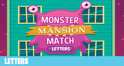 Monster Mansion - Letter Match